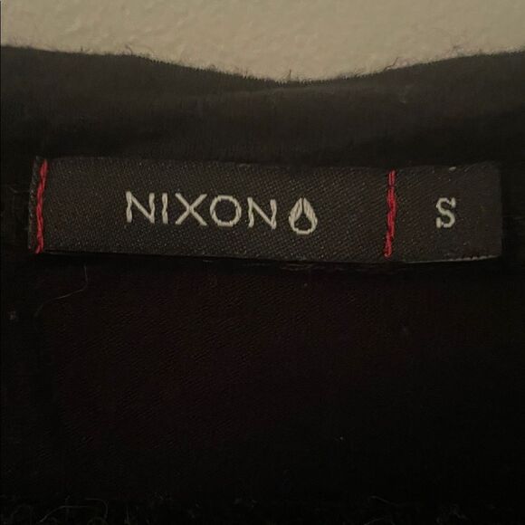 Nixon Black Women's Tee with Striped Graphic - Picture 2 of 3